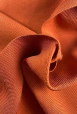 A La Ville Haute Couture Viscose pique structuur oranje roest