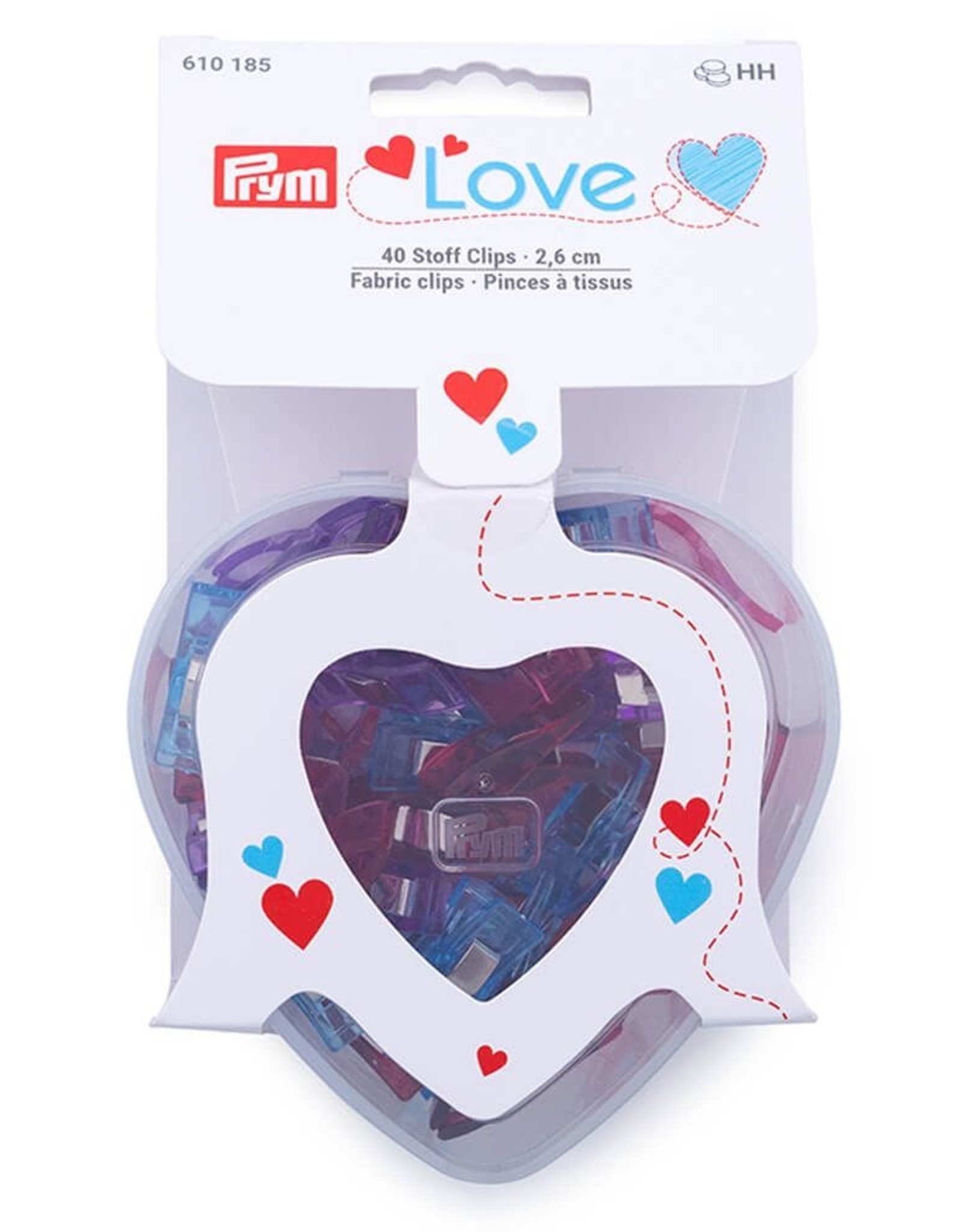Prym - Love stof clips 2,6cm, 40 stuks in doosje-610 185