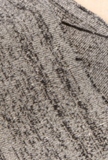 Cuff glitter metallic zwart met zilver 9cm - per ca 120cm