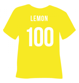 Premium flex Tubitherm flockfolie lemon 100