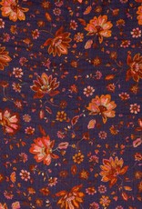 Double Gauze Digital Paisley - Purple Double Gauze Digital Paisley - Purple