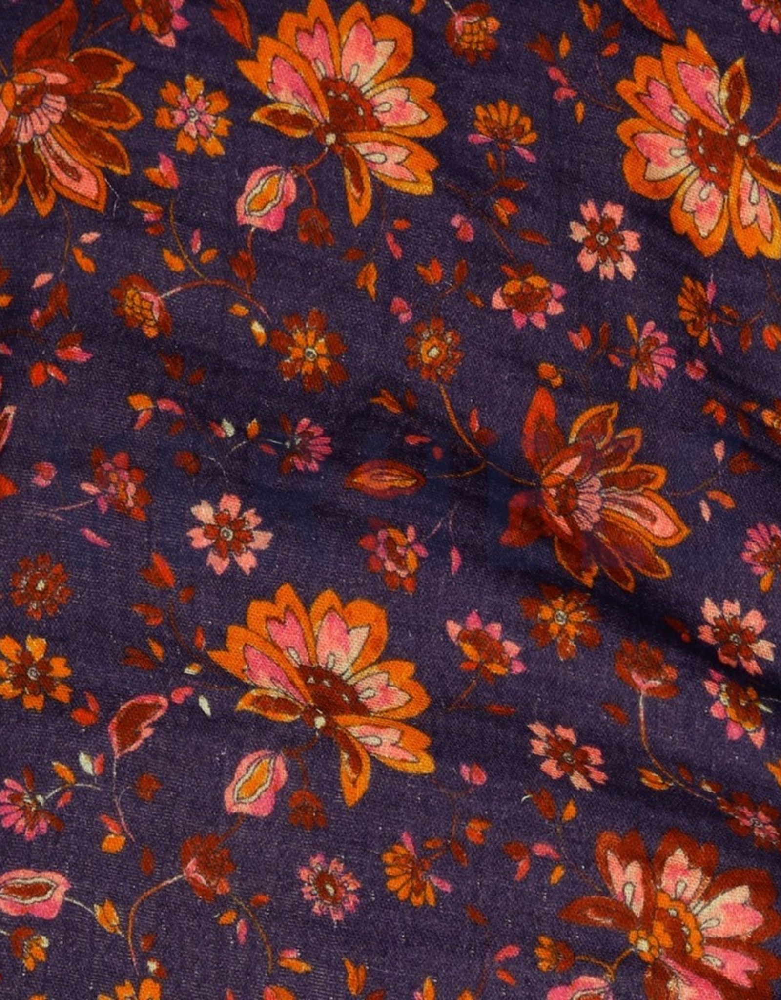 Double Gauze Digital Paisley - Purple