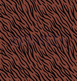 Poppy Soft Sweat GOTS Zebra Skin - Roest