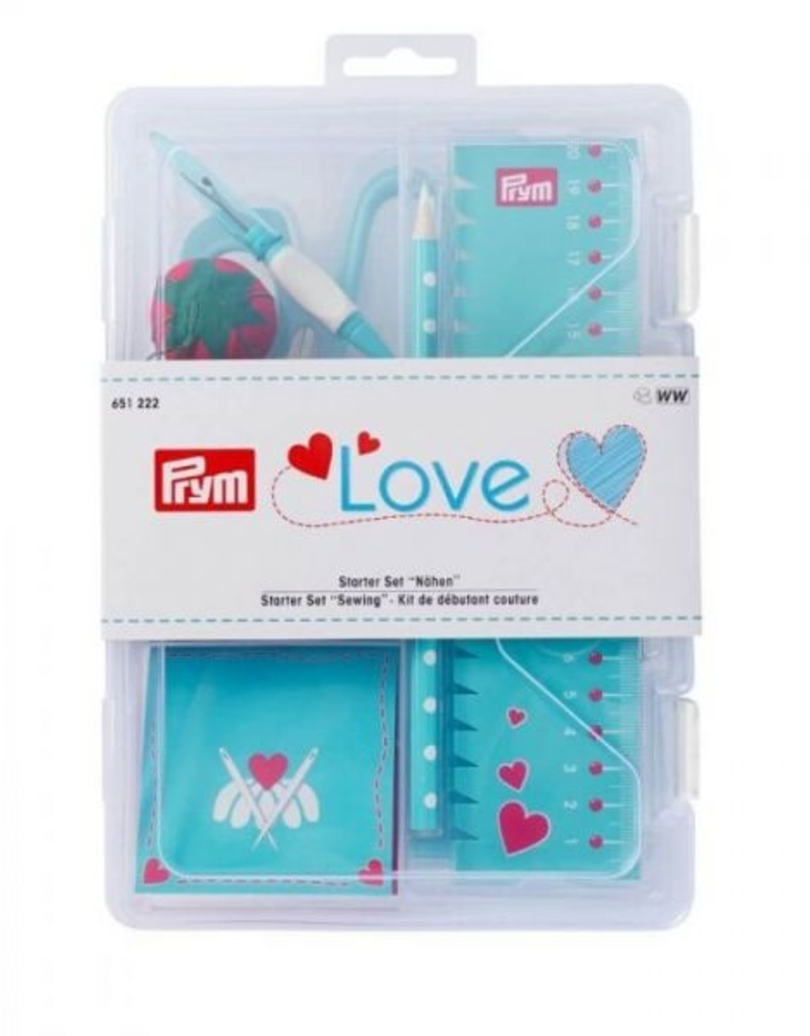 Prym Prym  - starter set 'sewing' Love turquoise  - 651 222