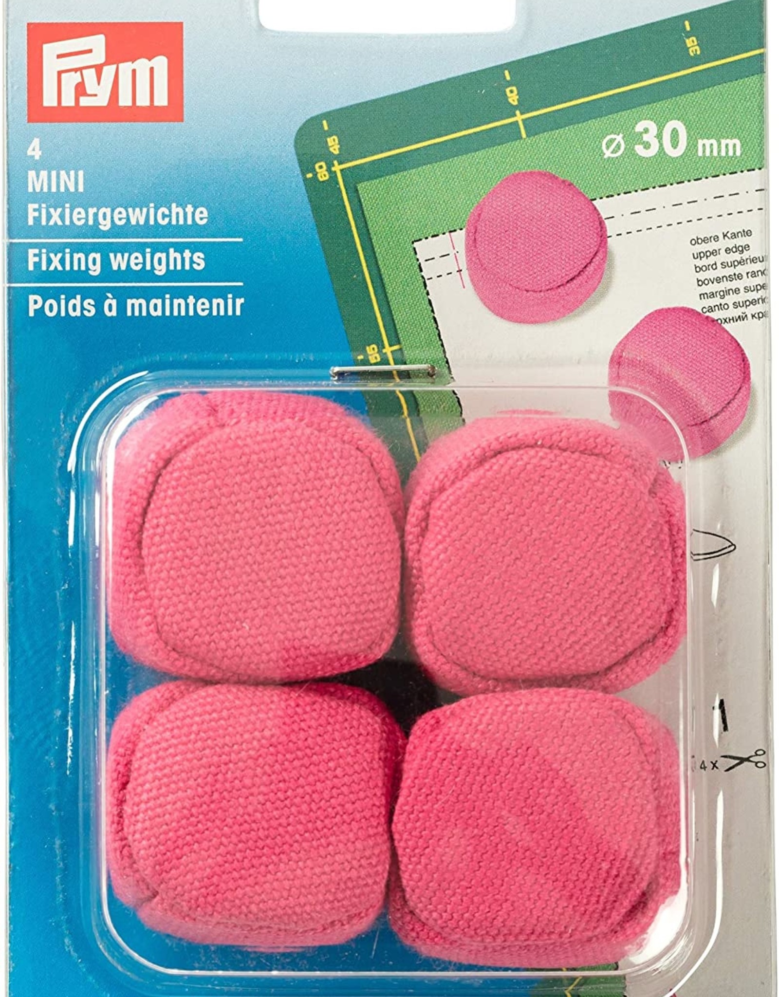 Prym  - mini fixeergewichten roze 30mm per 4 stuks - 611 389