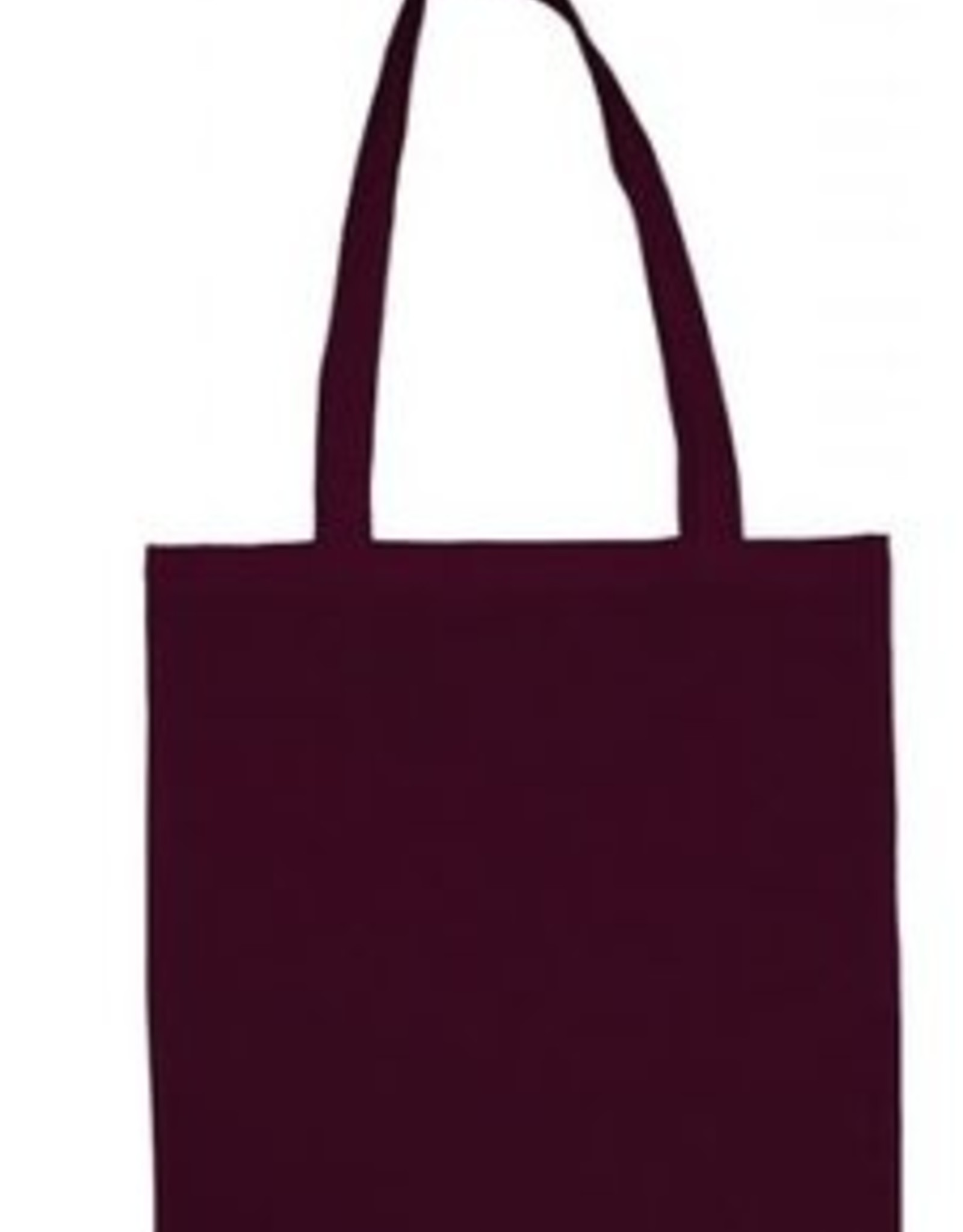 Totebag in canvaskatoen - zwart