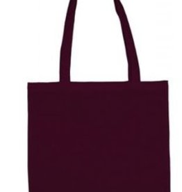 Totebag in canvaskatoen - zwart