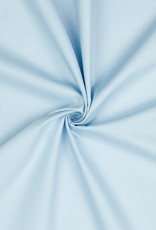 Uni katoen lichtblauw
