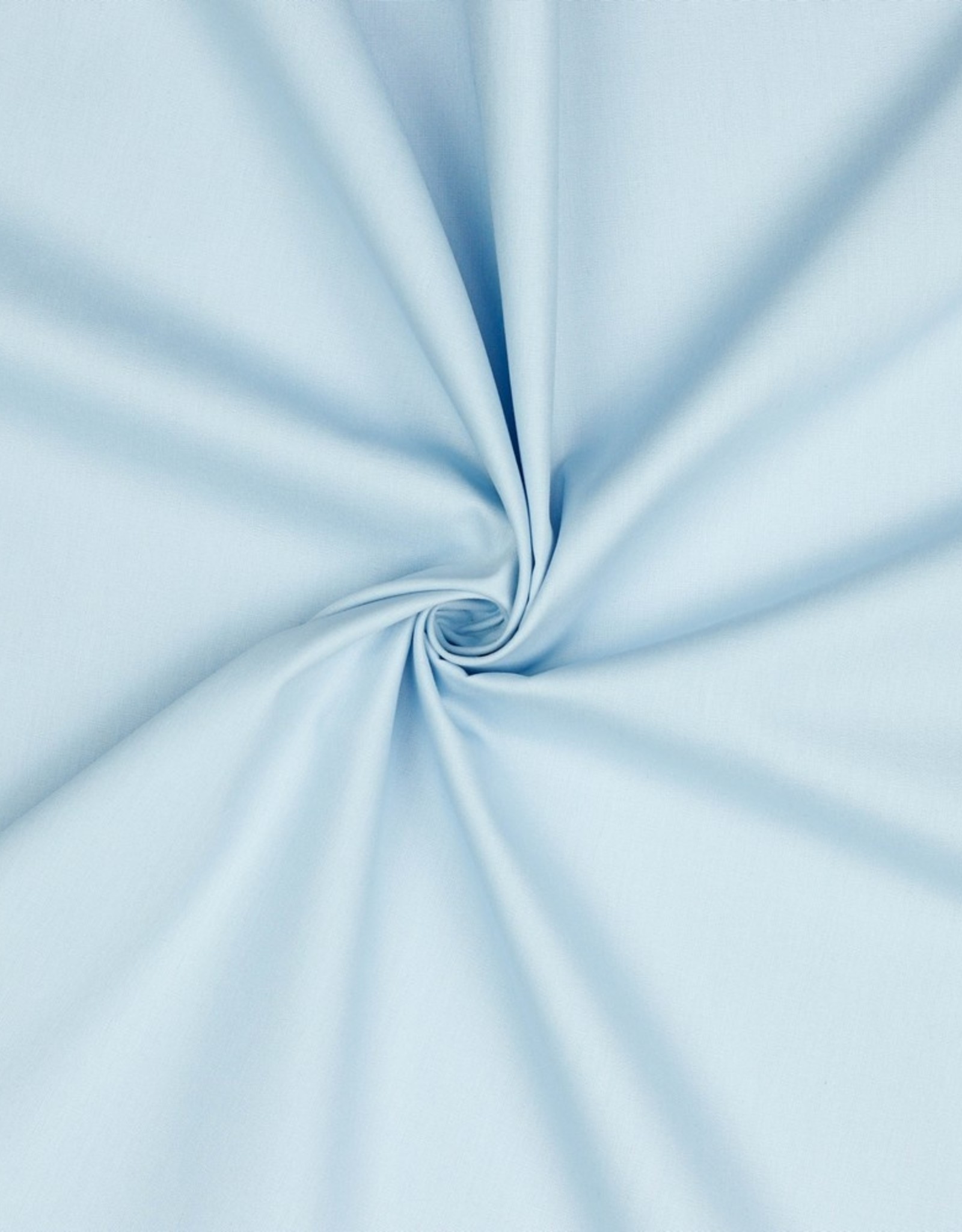 Uni katoen lichtblauw