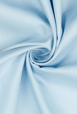 Uni katoen lichtblauw