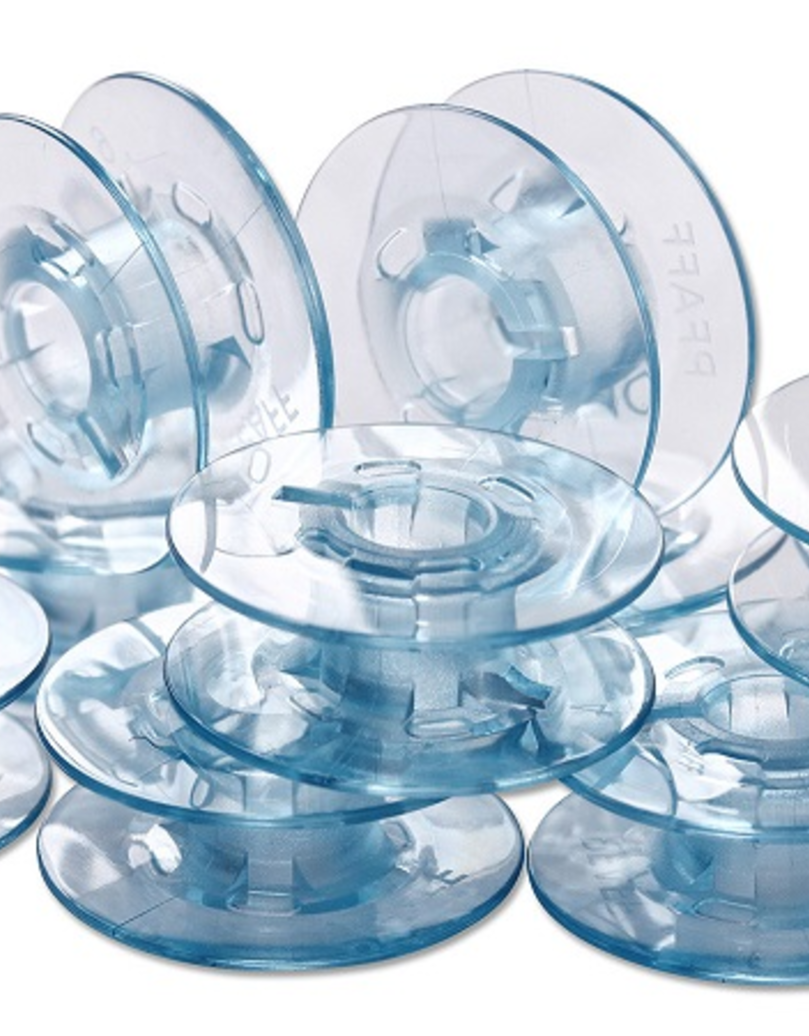 Pfaff blauwe spoelen A C D E F G  set van 10 stuks