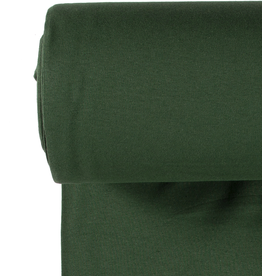 Boordstof Sweater uni Fleece Groen