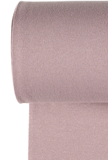 Glitterboordstof vlak lurex goud rose rondgebreid 35cm Glitterboordstof vlak lurex goud rose rondgebreid 35cm