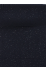 Glitterboordstof vlak lurex zilver navy rondgebreid 35cm Glitterboordstof vlak lurex zilver navy rondgebreid 35cm