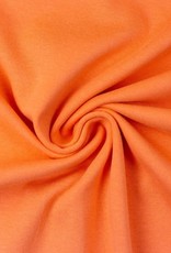 Boordstof effen 50cm rondgebreid licht oranje
