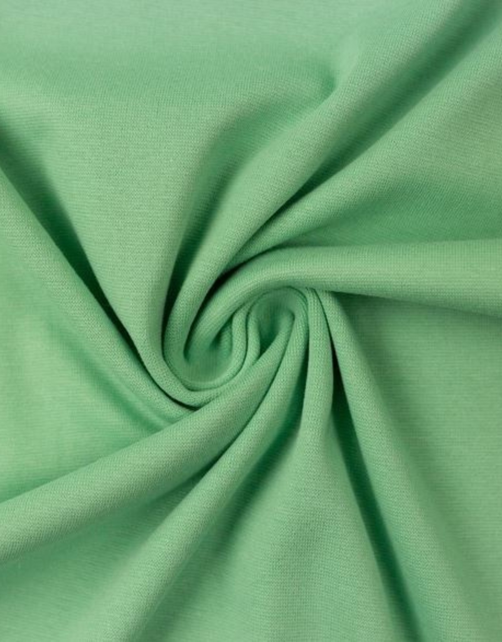 Boordstof effen 50cm rondgebreid groen