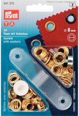Prym - Ring+Schijf 8mm goud - 541 374 Prym - Ring+Schijf 8mm goud - 541 374
