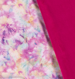 Softshell  digital Tie-Dye roze
