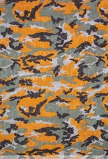 Gebreide jacquard camouflage neon oranje Gebreide jacquard camouflage neon oranje