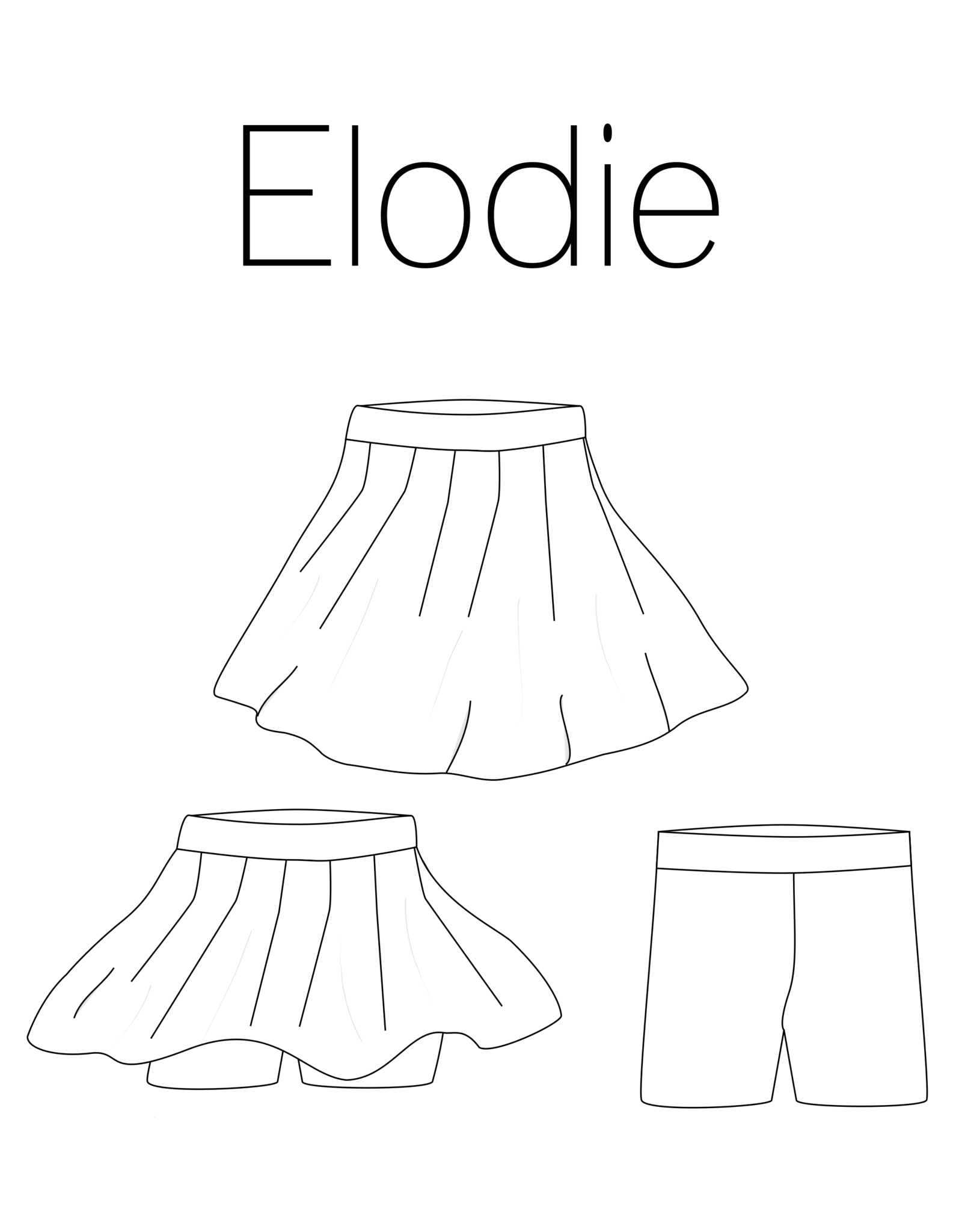 Elodie plooirokje - Iris May