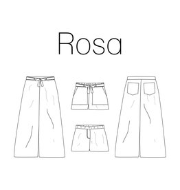 Rosa broek/short - Iris May