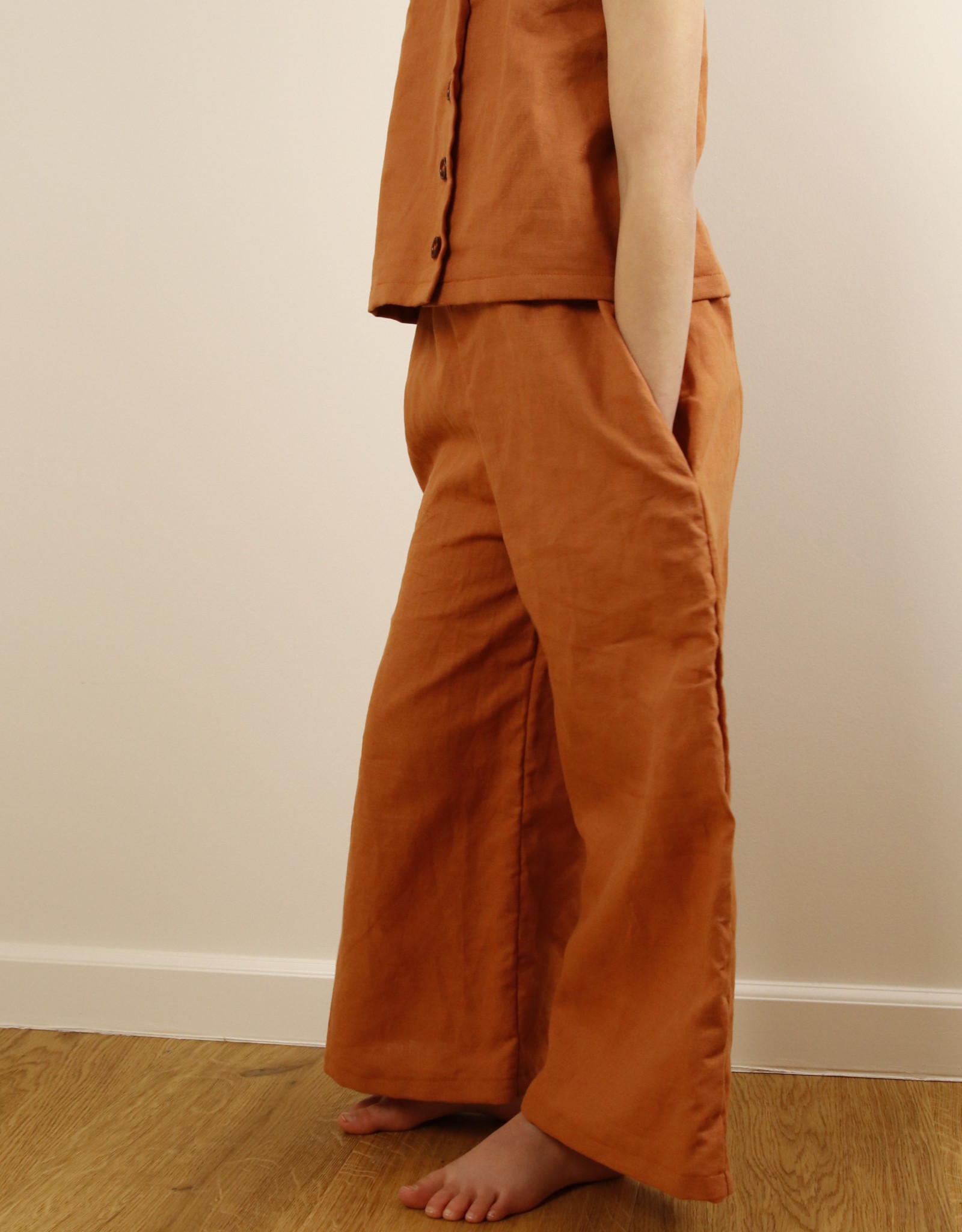 Rosa broek/short - Iris May