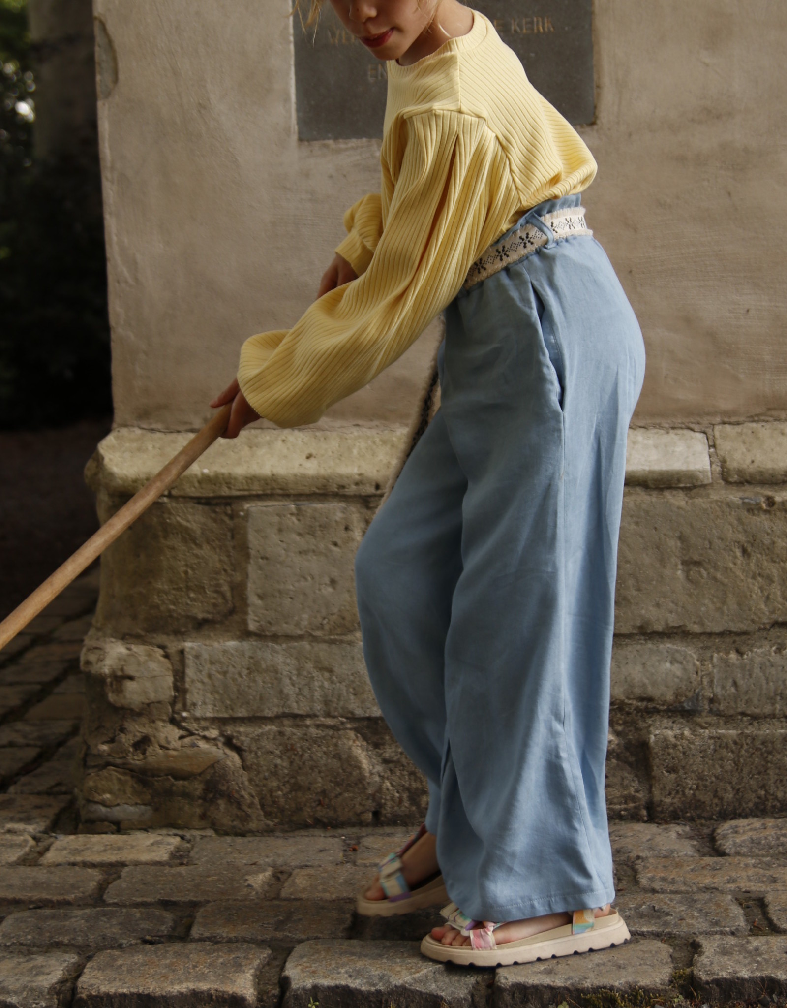 Rosa broek/short - Iris May