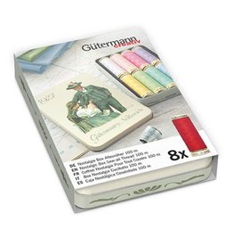 Gütermann Nostalgie box  met 8x100m garen - pastel kleurtjes