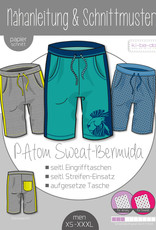 Patroon bermuda jogging short PAtom voor heren Patroon bermuda jogging short PAtom voor heren