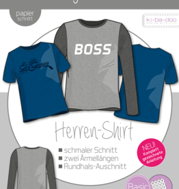 Patroon basic T-shirt heren