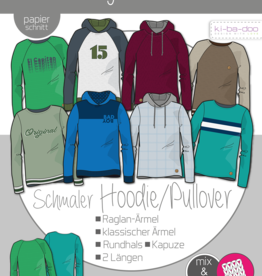 Patroon mix & match hoodie/pullover voor heren