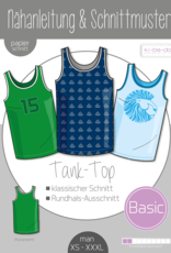 Patroon tank-top voor heren Patroon tank-top voor heren