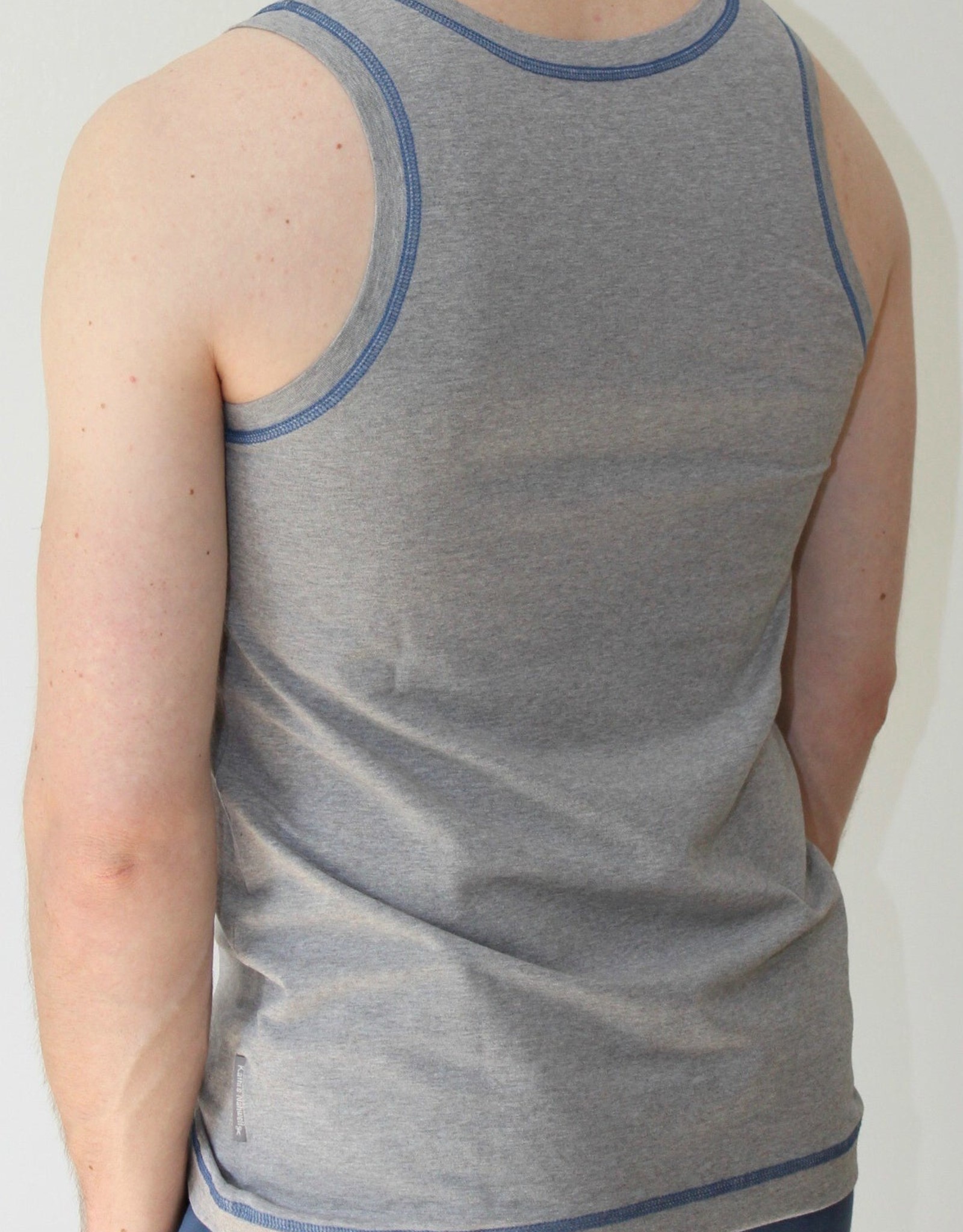 Patroon tank-top voor heren