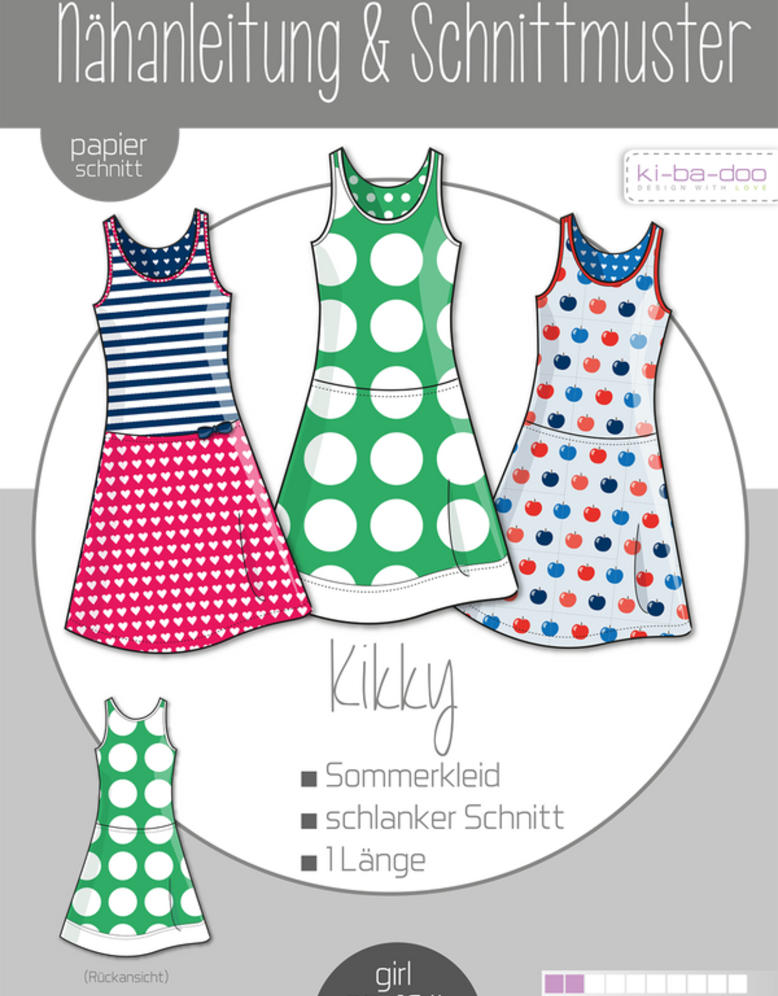 Patroon zomerkleed Kikky voor kinderen