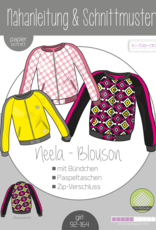 Patroon bomber vest Neela voor kinderen Patroon bomber vest Neela voor kinderen