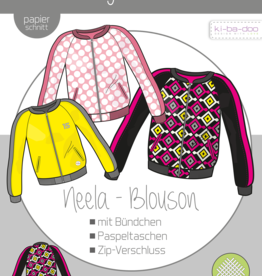 Patroon bomber vest Neela voor kinderen