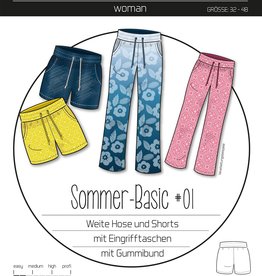 Patroon zomer basic #1 brede broek en short
