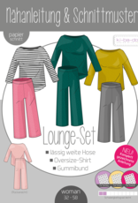Patroon Lounge set broek en t shirt