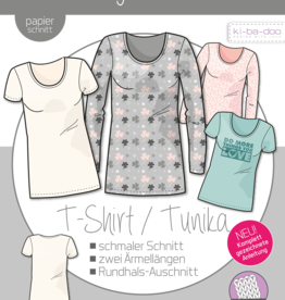 Patroon T-shirt / Tunika   dames