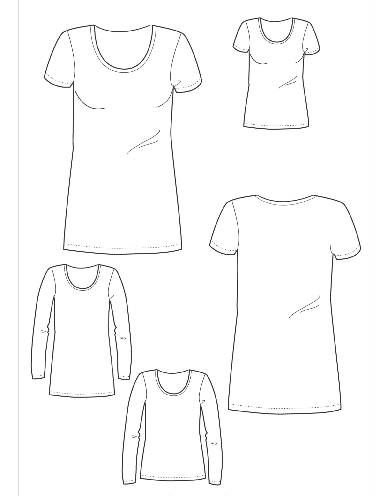 Ki-ba-doo Patroon T-shirt / Tunika   dames