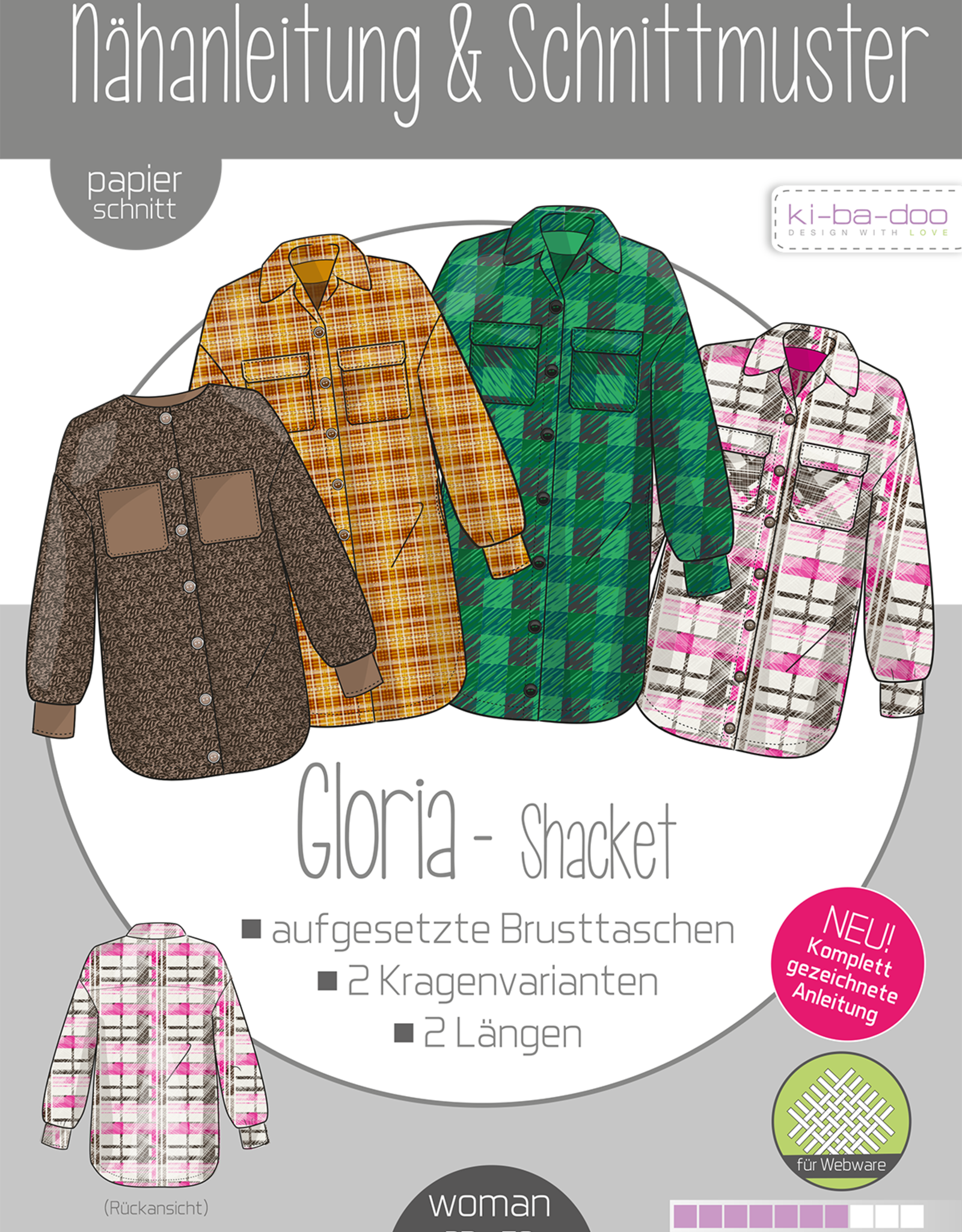 Patroon Gloria Hemd  dames