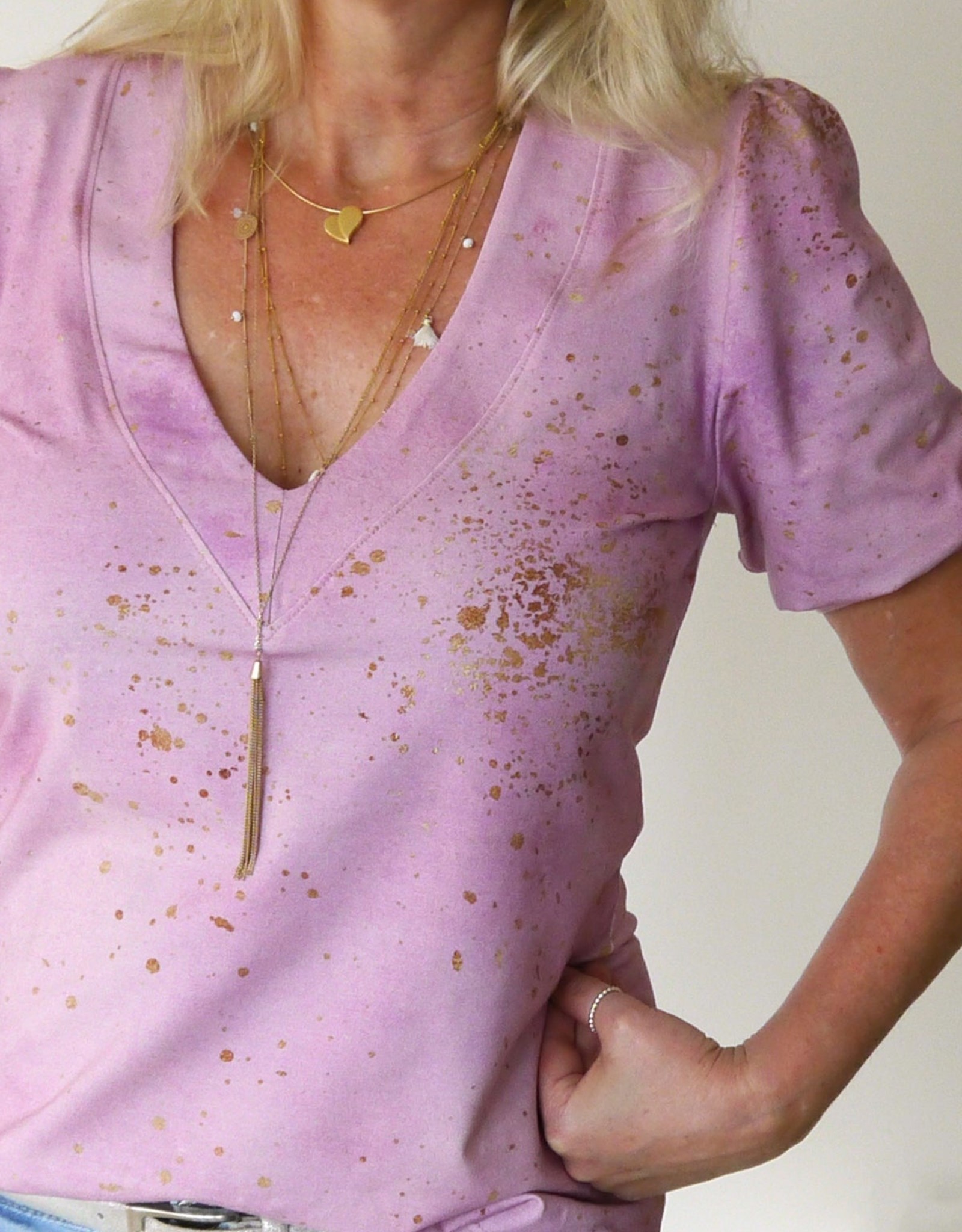 Patroon Greta pullover/shirt dames