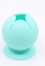 Afvalverzamelaar met zuignap voor tijdens het foliepellen - mint Afvalverzamelaar met zuignap voor tijdens het foliepellen - mint