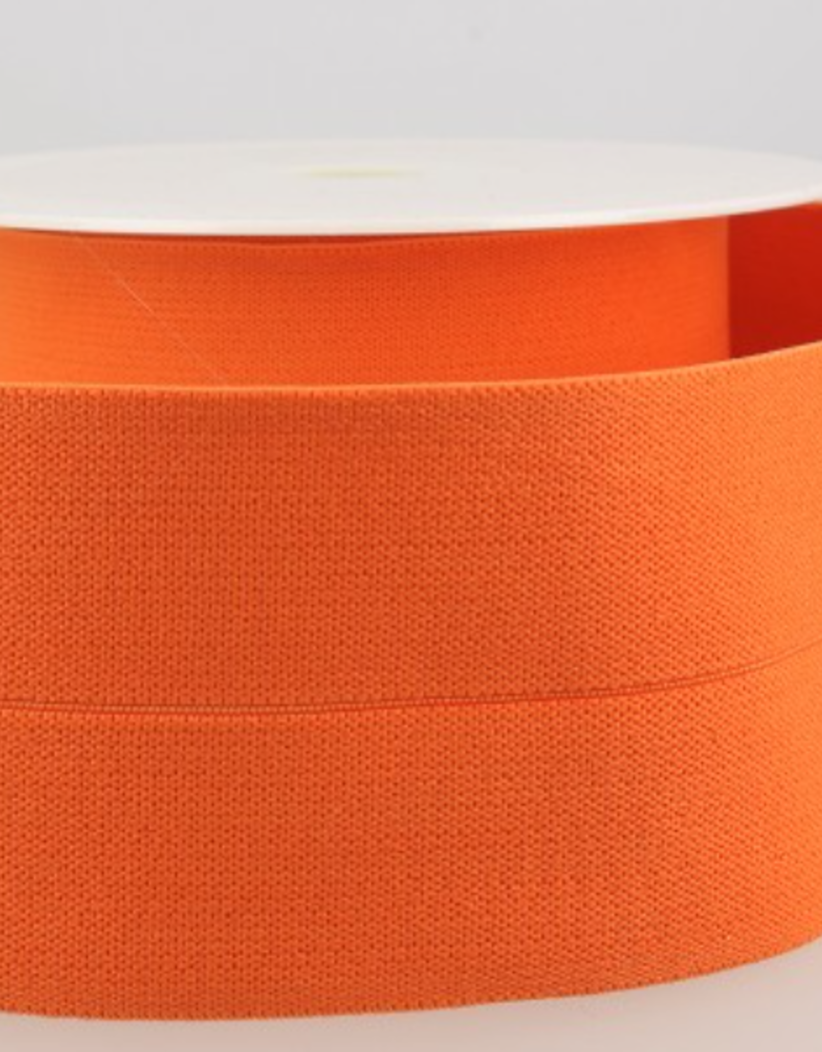 Stoffenschuur selectie Voorgevouwen elastiek 30mm oranje