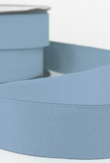 Stoffenschuur selectie Malse elastiek uni sky blauw 32mm