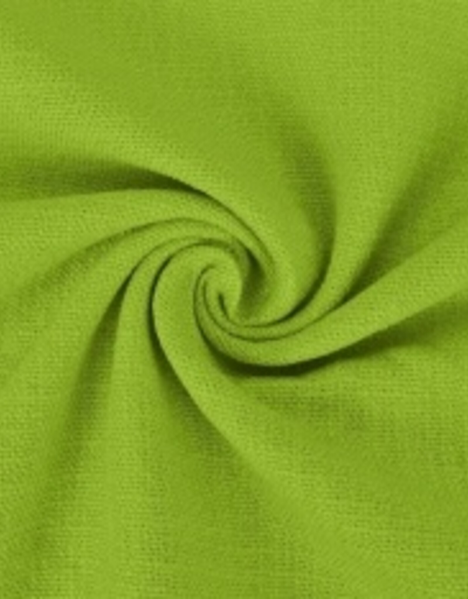 Stretch Linnen Uni Limoen Groen