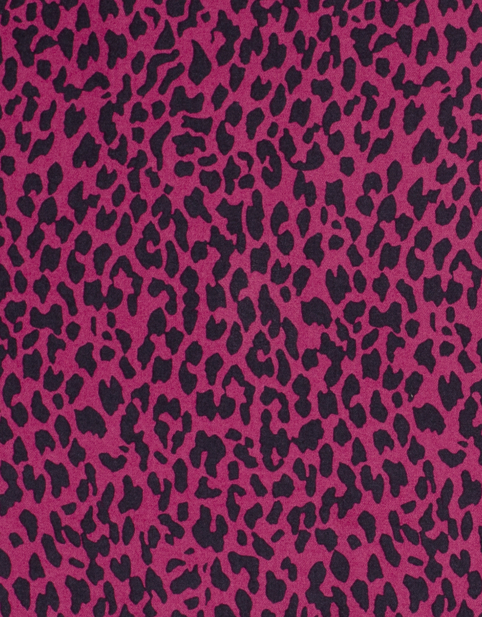 Stoffenschuur selectie Viscose twill dierenprint panter fuchsia