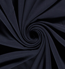 Viscose softsweat uni navy
