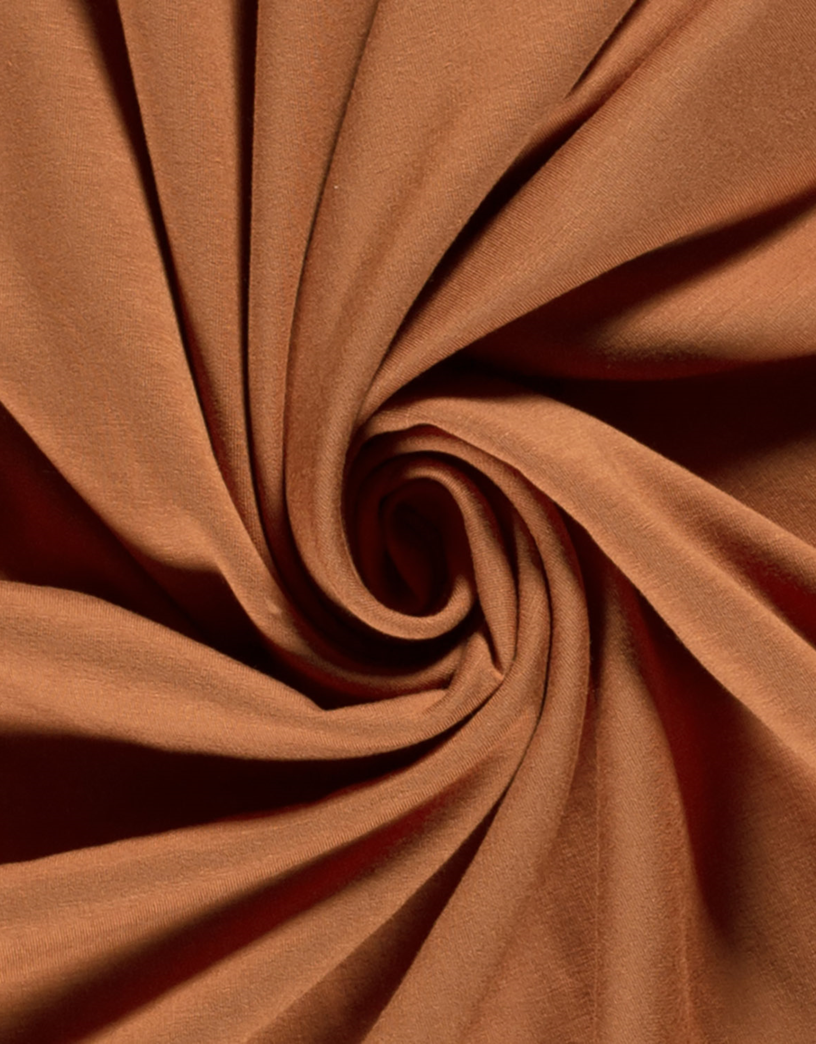 Viscose softsweat  uni roest