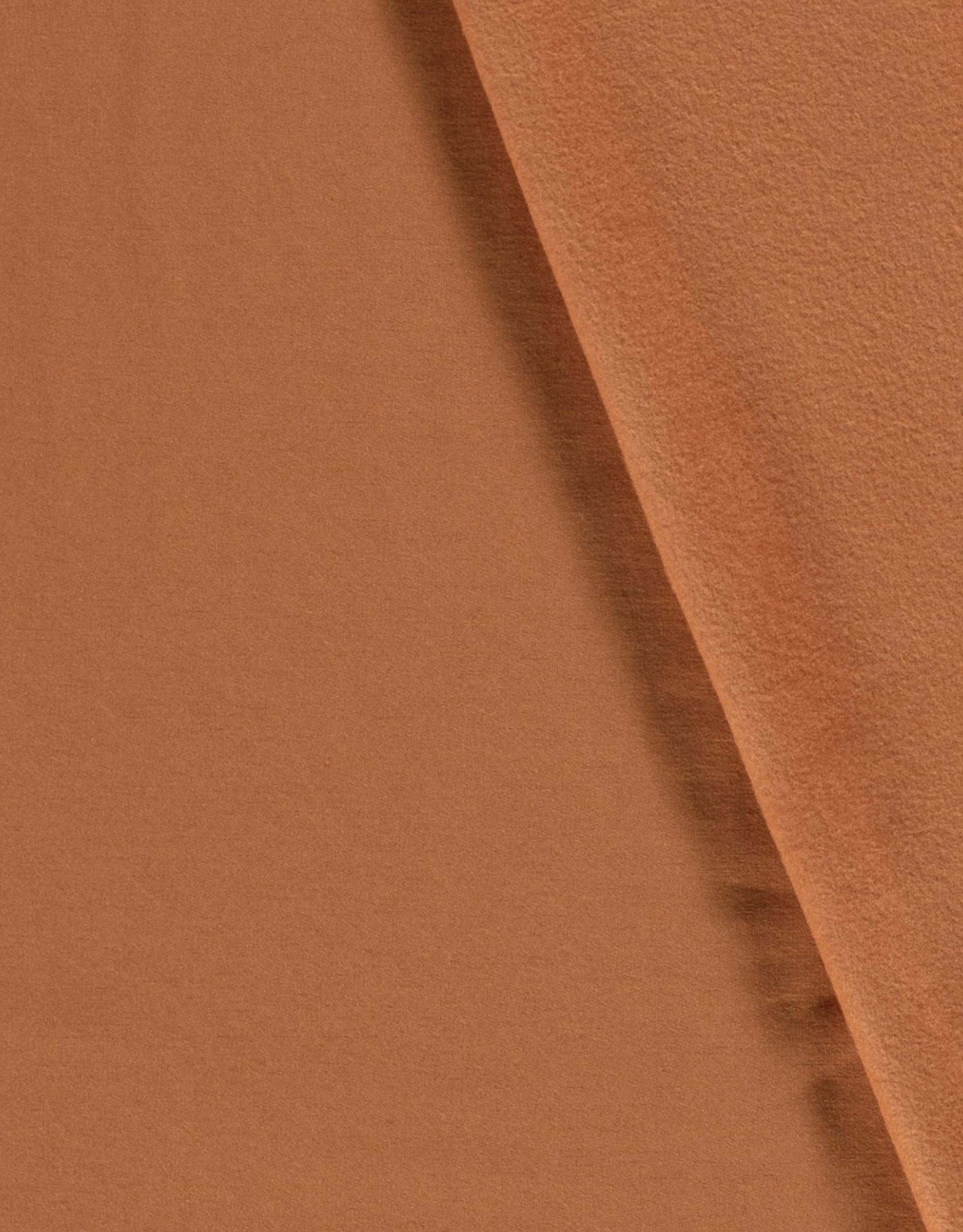 Viscose softsweat  uni roest